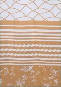 Штора для ванной тканевая оранжевая, АС-4, GINI 180*180