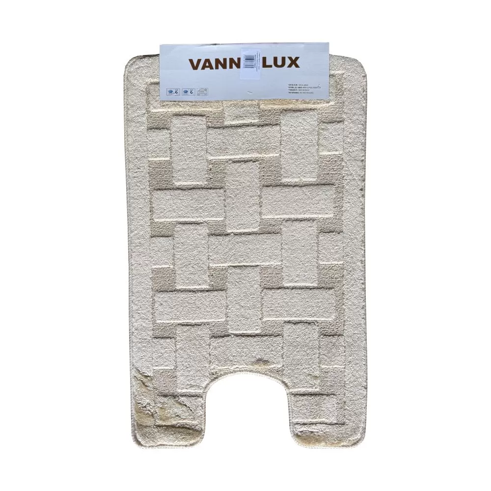 Коврик Vanna Lux туалет (1предмет) 50х80см бежевый