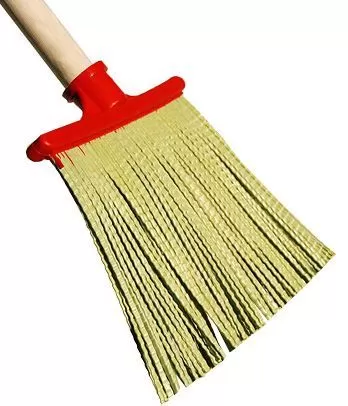 Метла пластиковая плоская №3 широкая ВИР с черенком В/С*
