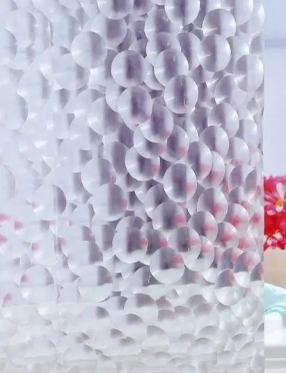 Штора для ванной прозрачная 3D геометрия 61032 осколки 180*180