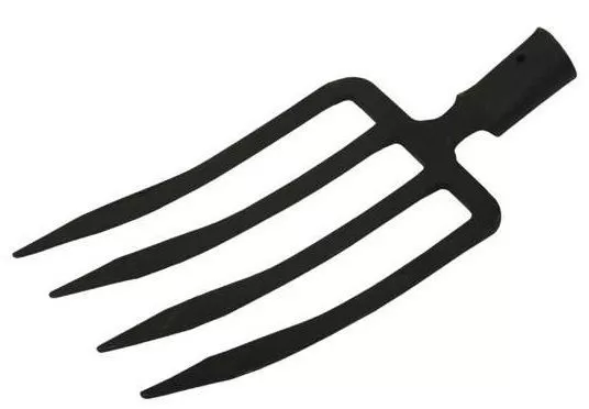 Вилы садово-огородные 4-рог.кованные с черенком*