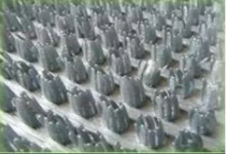 Коврик травка 60х90 серый