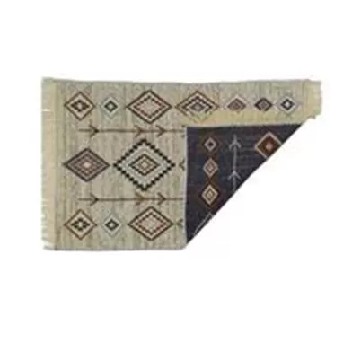 Коврик из хлопка 60*120 сер./беж. UK58131 Kilim Usak