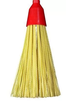 Метла пластиковая круглая большая с колпаком №10 ВИР