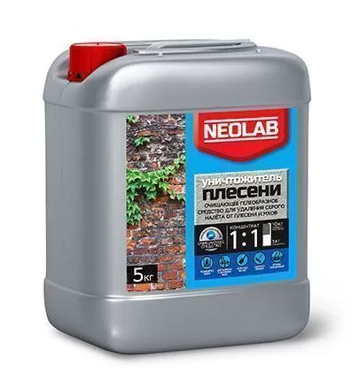 УНИЧТОЖИТЕЛЬ ПЛЕСЕНИ концентрат 1:1 (5 кг) (уп.4 шт.) NEOLAB